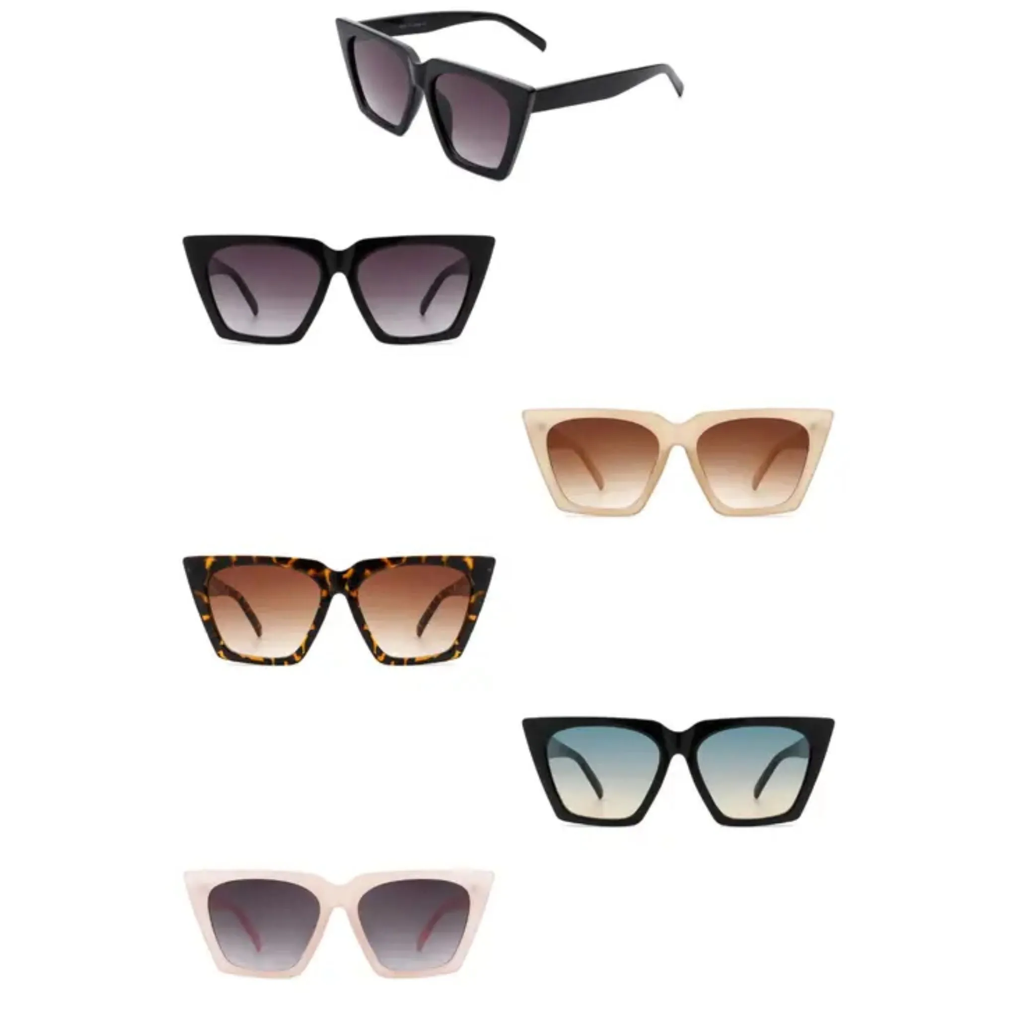 Angular Cat Eye Sunglasses