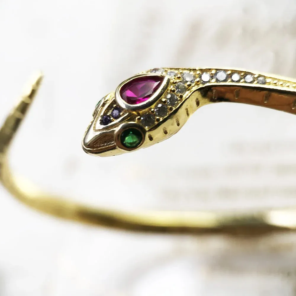 Bohemian Golden Snake Bangle