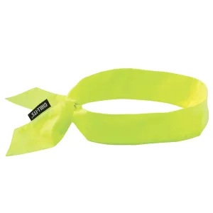 Ergodyne Chill-Its 6700 Cooling Bandana, Lime (12301) with Polymer Crystals