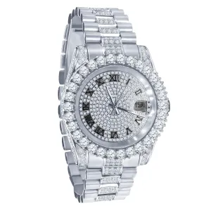 Forte Luxury Cubic Zirconia Elegance Timepiece