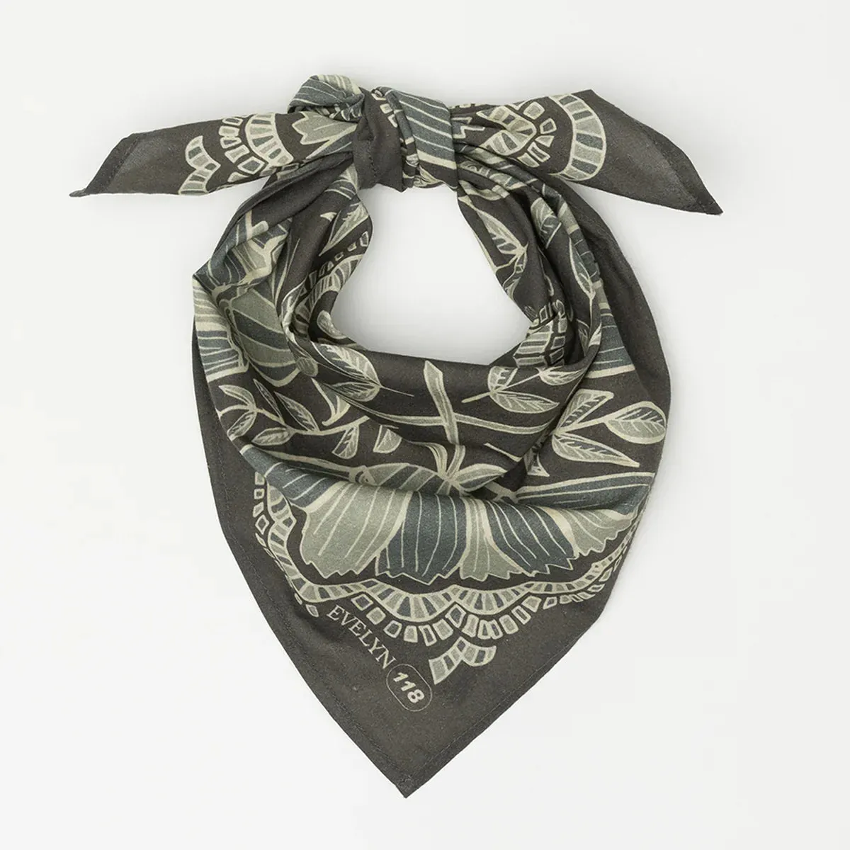 Handker Evelyn Premium Cotton Handmade Bandana #118 new Neutral series