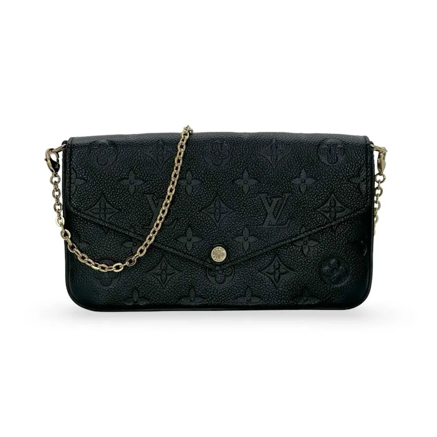 LOUIS VUITTON: Monogram Empreinte Felicie Pochette