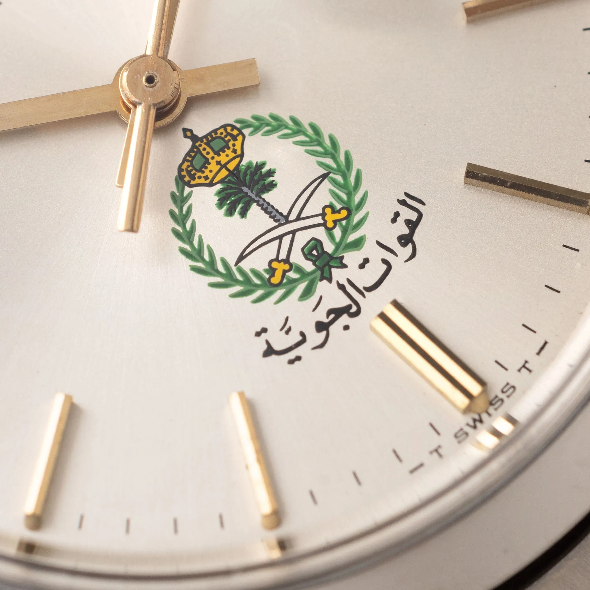 Rolex Oysterdate Precision Royal Saudi Armed Forces Dial Ref 6694