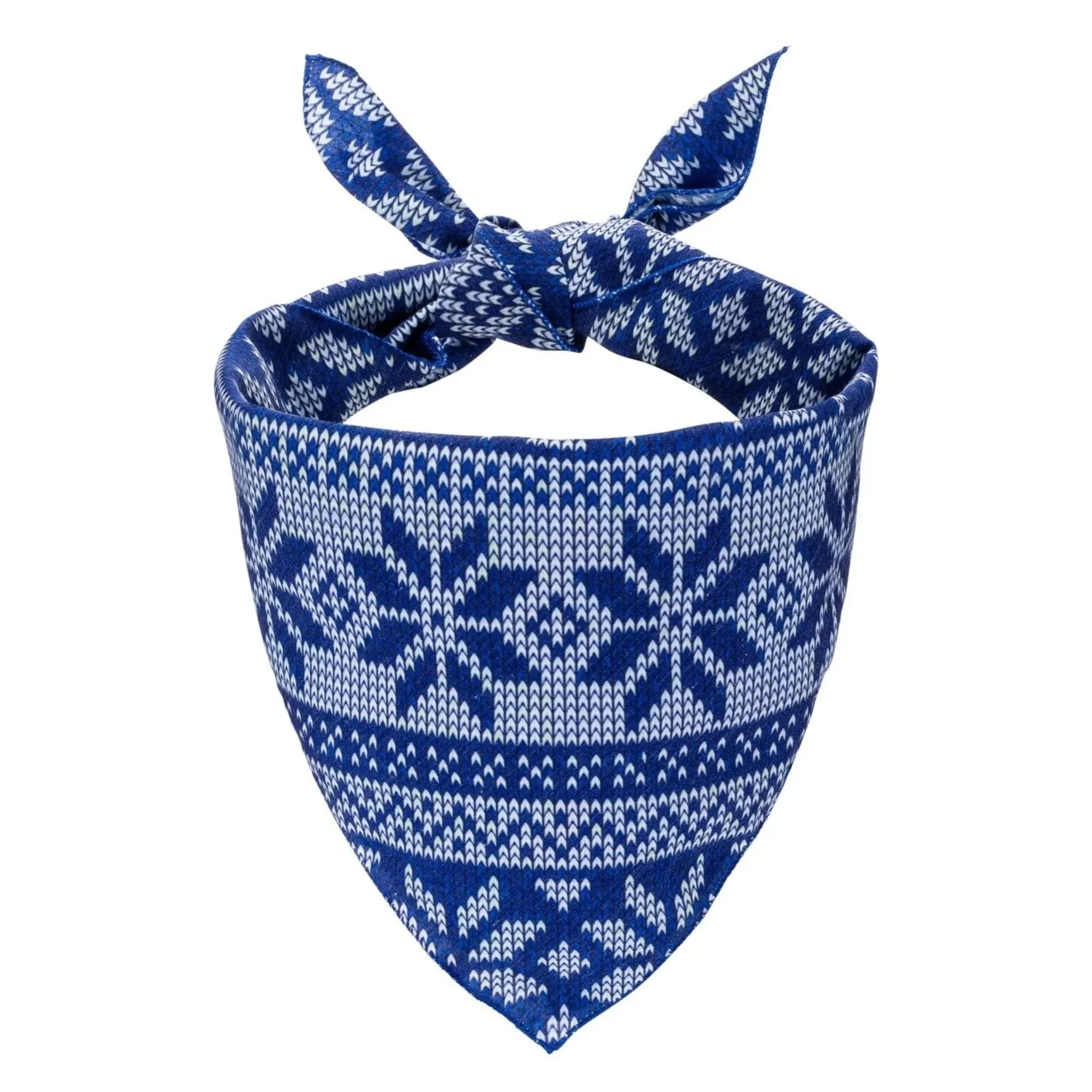 Snowflake Sweater Dog Bandana